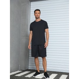 6Pcs Compression Shirts Men Short Sleeve Athletic Cold Weather Baselayer Undershirt Gear Tshirt For Sports Workout