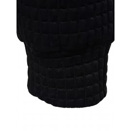 Waffle  Hoodie, Cool Hoodies For Men, Men's Casual Graphic Design Pullover Hooded Sweatshirt With Kangaroo Pocket Streetwear For Winter Fall, As Gifts